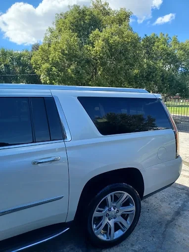 Silver SUV with clean bodywork and wheels